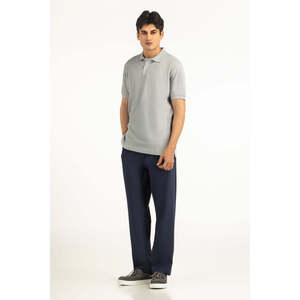 Polo 100% Algodón con Característica Antiarrugas, Bordado Oscuro, Teñido Liso, Patrón a Rayas, Corte Regular Alto MN-PSH-SS26-007-C - Product Image 2