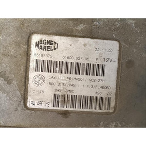 CENTRALE DE COMMANDE MOTEUR FIAT Seicento /600 IAW4AF.M9/55187372 187A1000 essence 1108 (05>10) - Product Image 2