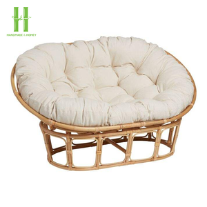 Vietnam Manufactured Rustic Rattan Leisure Dining <b>Chair</b> Natural Boho <b>Vintage</b> Home Furniture for Hotel Outdoor Villa Use - Product Image 3