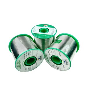 Alambre de Estaño para Soldadura sin Plomo de Alta Calidad BOLL, 99.95% de Pureza, Superficie Esmaltada para Circuitos Electrónicos de Precisión - Product Image 1