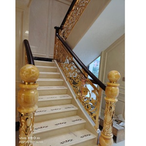 Barandillas de escalera de aluminio de alta calidad Diseño resistente al óxido para uso en interiores de estilo escandinavo - Product Image 5