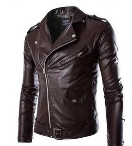Veste en cuir grande taille de haute qualité pour hommes, vêtements d'extérieur coupe-vent, fermeture à glissière, vêtements de course automobile respirants - Product Image 5