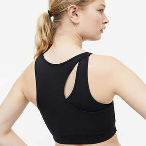 Sujetador deportivo de Yoga de talla grande transpirable con logotipo personalizado de diseño popular para mujer fabricado en Pakistán - Product Image 3