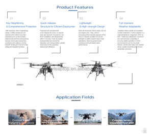 Juego de Soportes Elevados Profesionales de 30 cm para Drones de Carga FC100/FC200, Tren de Aterrizaje de Alta Resistencia, Material Compuesto - Product Image 4