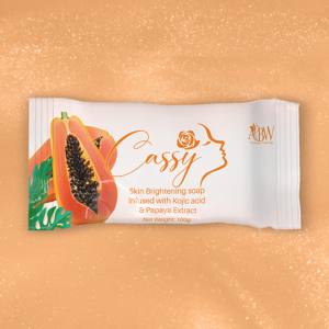 Savon éclaircissant de qualité supérieure Cassy avec acide kojique et extrait de papaye 70g - Product Image 1