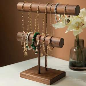 Porte-bijoux en bois artisanal écologique, design moderne, forme carrée, pour table, usage intérieur, finition de qualité, vente en gros, OEM/ODM - Product Image 1