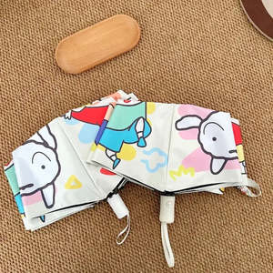 Paraguas Recto de Anime Crayon Shin-chan, Diseño con Estampado de Poliéster, Ideal para Viajar - Product Image 6