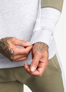 Sweat-shirt ras du cou en coton de haute qualité pour homme, coupe classique, pull-over personnalisé avec logo brodé, molleton épais, effet délavé pour l'hiver - Product Image 4