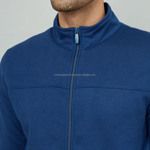 Nardon Apparel Estilo de moda Bloque de color personalizado Sherpa Abrigos Invierno Zip Oversized Casual Hombres Fleece Sherpa Chaquetas - Product Image 5