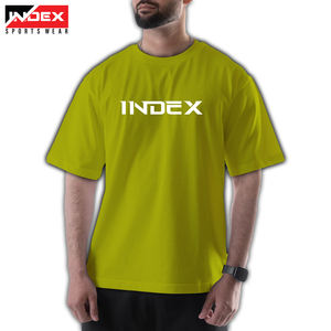 Mode surdimensionné épais lourd hommes t-shirt surdimensionné Vintage poids lourd t-shirts pour hommes en gros décontracté Streetwear personnalisé - Product Image 1