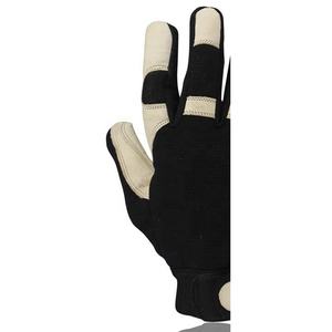 Vente en gros de gants de sécurité pour le dos en cuir de chèvre anti-impact pour mécaniciens sangle de fermeture en Spandex à usage général anti-coupure - Product Image 4