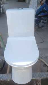 Placard monobloc pas cher prix wc fabriqué en inde céramique hydraulique ralentir housse de siège double système de rinçage - Product Image 3