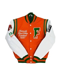 Blouson de baseball unisexe noir pour l'automne, design décontracté, personnalisez votre marque, logos DTF, patchs avant, chauffant - Product Image 1