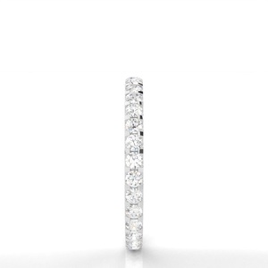 Anillo de Joyería Fina de Plata de Ley S925 de Lujo, Tamaño Personalizado, 8 mm de Ancho, Anillos Finos con Diamantes VVS de Laboratorio, Anillo de Compromiso para Hombre y Mujer - Product Image 3