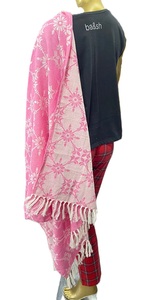 100% Jacquard Fouta Pareo chal personalizable verano especialidad India Mumbai Departamento de adultos exportación empaquetado chales tradicionales - Product Image 3