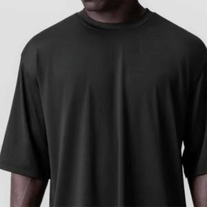 Camisetas de algodón para hombre, nuevo diseño de gran tamaño, ropa de gimnasio transpirable, manga corta de verano, moda informal de moda callejera - Product Image 4