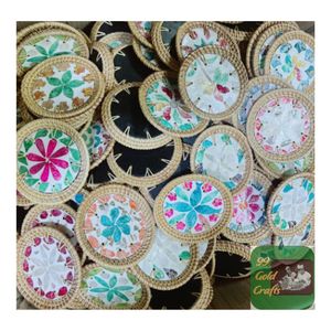 VINTAGE DARK BROWN <b>RATTAN</b> TRAY HANDCRAFTED DESIGN FOR CLASSIC HOME RESTAURANT AND HOTEL TABLE SETUP - Product Image 6