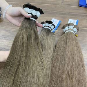 Expédition dans le monde entier couleurs personnalisables extensions de cheveux humains en vrac vietnamiens prix de gros de l'usine du Vietnam - Product Image 3