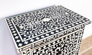 Mueble de Almacenamiento Decorativo con Incrustaciones de Hueso, Mueble Artesanal Hecho a Mano para Sala de Estar y Dormitorio, con Calidad y Precio de Exportación - Product Image 2