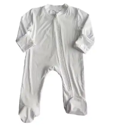 wholesales high quality Baby Rompers Plain 100% cotton Soft Eco-friendly Fabric Infant Clothes baby Footie Newborn Jumpsuits