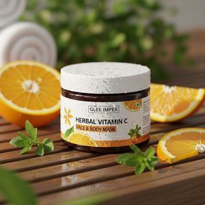 Crème à la vitamine C à base de plantes Glee Impex pour le visage et le corps |   Nettoyage des pores, éclaircissant, parfum de curcuma et de citron, tous types de peau, OEM/ODM privé - Product Image 2