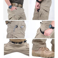 Pantalon cargo de combat en coton pour femme, kaki, équipement, pantalon tactique pour homme, pantalon de randonnée tactique léger pour homme