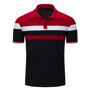 Logotipo personalizado de manga corta para hombre para camisas transpirable secado rápido Spandex/algodón tejido cómodo estilo gótico sólido - Product Image 1