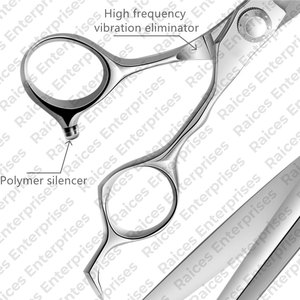 Ciseaux de coiffeur professionnels pour la coupe de cheveux avec pochette Outils de beauté-Lame en acier inoxydable Pointe pointue quantité minimale de commande bas - Product Image 4