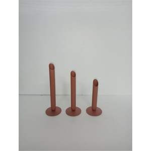 Ensemble de bougeoirs en métal moderne de luxe - Vente flash - Base de bougie conique de couleur personnalisée - Accessoires de décoration intérieure de haute qualité - Product Image 1