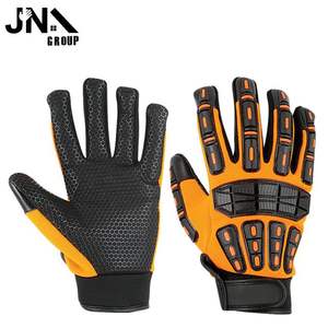 Guantes de Seguridad Resistentes a Impactos y Cortes, Guantes de Trabajo de Construcción con Protección TPR - Product Image 1