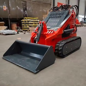 Minicargadora de orugas pequeña de alta calidad, carretilla elevadora de ingeniería agrícola multifuncional, MINICARGADORA - Product Image 1