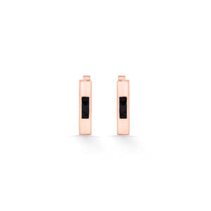 Boucles d'oreilles créoles et huggies Vetra Glow plaquées or rhodié pour femmes avec accents de zircon et de perles - Product Image 3