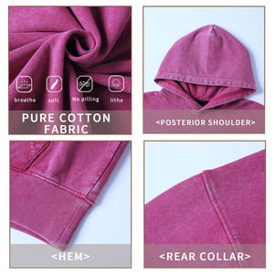 Anti-Pilling, transpirable, logotipo personalizado Tallas grandes Ropa informal Moda Jogger Sudadera Sudaderas con capucha para mujer - Product Image 6