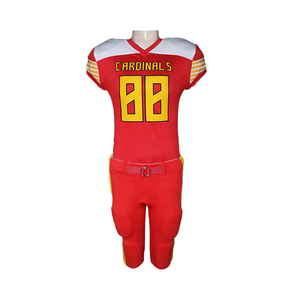 ชุดเสื้ออเมริกันฟุตบอลแบบสั่งทำสีใหม่ล่าสุด แขนสั้น ชื่อทีมสั่งทำได้ คุณภาพสูง โลโก้สั่งทำได้ ขายดี - Product Image 2