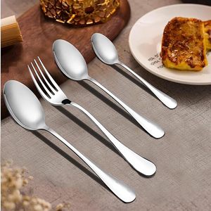 Juego de cubiertos de acero inoxidable de primera calidad, elegante y duradero para cada comida, juego completo de cubiertos de acero inoxidable - Product Image 6