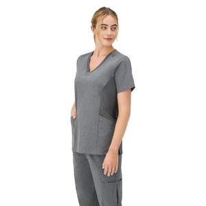 Vêtements de nuit pour femmes Ensemble de pyjama en coton et polyester confortable pour femmes Ensemble de nuit ras du cou en jersey suédé pour femmes - Product Image 2