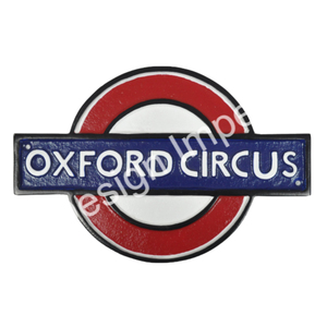 ขายออนไลน์ช่างค้อนทั่วไปป้าย OEM ODM พิมพ์จํานวนมากอุปทานตกแต่งโลหะป้ายรถไฟติดผนังรางรางแผ่นจดหมาย - Product Image 3