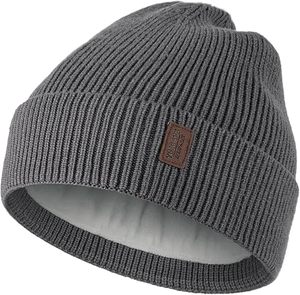 Gorros de Invierno Acrílicos Personalizados de Alta Calidad, Gorros Bordados con Patrón de Camuflaje Jacquard, Estilo de Logotipo o Imagen de Diseñador, Venta al Por Mayor - Product Image 1