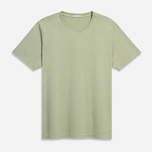 T-shirt à manches courtes col rond pour homme, impression de logo personnalisé, votre propre design, t-shirts personnalisables unis pour homme et femme - Product Image 1