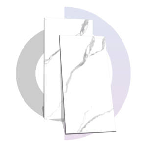 Carreaux de sol en porcelaine de qualité supérieure de Statuario brillant de haute qualité 600x1200 brique réfractaire intérieure antidérapante de style design moderne - Product Image 4