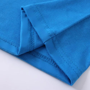 Camiseta de algodón de color sólido para hombre, camiseta juvenil fresca de alta calidad, venta al por mayor, camiseta personalizada con cuello redondo, serigrafía de peso pesado liso en blanco - Product Image 5