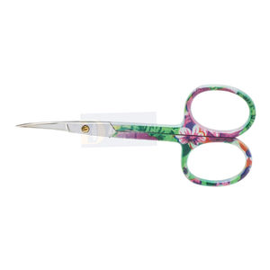 Ciseaux de manucure russes de haute qualité lame de coupe incurvée avec manche en céramique ciseaux à cuticules de cisaillement des ongles de beauté tranchante - Product Image 1