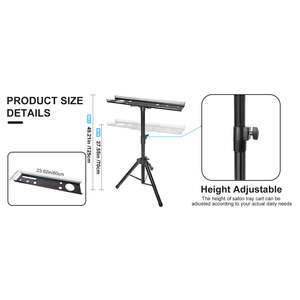 ชั้นวางโชว์อุปกรณ์ต่อผมและวิกผมสำหรับร้านเสริมสวยและร้านตัดผม อุปกรณ์และเครื่องมือสำหรับร้านเสริมสวย - Product Image 4