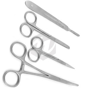 ด้ามจับ BP 4ชิ้นกรรไกรตัดตะเข็บกรรไกรตัดม่านตาชุดคีมตัดสำหรับผ่าตัดทำจากสเตนเลสคุณภาพสูง - Product Image 5