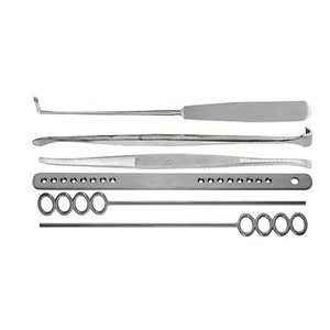 Ensembles d'instruments de chirurgie manuelle en acier inoxydable professionnels de 25 pièces Kits d'adénoïdectomie pour amygdalectomie - Product Image 4