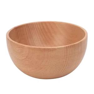 Bol de service pour salade en bois d'acacia 100% naturel, jetable, écologique, compatible lave-vaisselle, pour la maison, les restaurants, les cadeaux, la décoration de table - Product Image 5