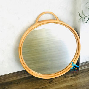 Espejo de Pared con Marco de Ratán de Diseño Escandinavo al por Mayor para Decoración del Hogar y Ocasiones de Aniversario - Product Image 2