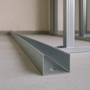 8-mảnh gói tiêu chuẩn u-hướng dẫn 1m pre-khoan hồ sơ 0.6mm dày thạch cao sửa chữa 40x75x40mm Trần lưới thành phần - Product Image 4