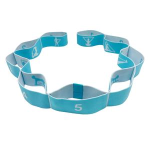 High Elastic Digital Tension Stretch Resistance Band Exercise <b>Belt</b> Polyester Jacquard Flexible 9 Loops Yoga Strap GO FIT IT - Product Image 1