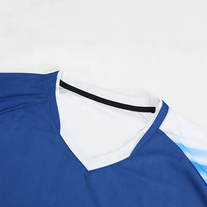 Venta al por mayor ropa deportiva Conjunto personalizado o-cuello tenis bádminton Jersey corto Unisex última moda sublimación técnica personalizada última - Product Image 5